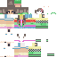 Minecraft skin texture, 64x64 pixels