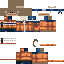 Minecraft skin texture, 64x64 pixels