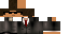 Minecraft skin texture, 64x32 legacy pixels
