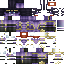 Minecraft skin texture, 64x64 pixels