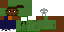 Minecraft skin texture, 64x32 legacy pixels