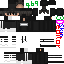 Minecraft skin texture, 64x64 pixels