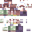 Minecraft skin texture, 64x64 pixels
