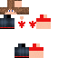 Minecraft skin texture, 64x64 pixels