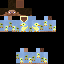 Minecraft skin texture, 64x64 pixels