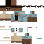 Minecraft skin texture, 64x64 pixels