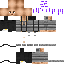 Minecraft skin texture, 64x64 pixels