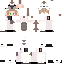 Minecraft skin texture, 64x64 pixels