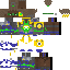 Minecraft skin texture, 64x64 pixels