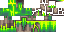 Minecraft skin texture, 64x32 legacy pixels