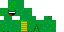 Minecraft skin texture, 64x32 legacy pixels
