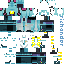 Minecraft skin texture, 64x64 pixels