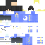 Minecraft skin texture, 64x64 pixels