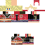 Minecraft skin texture, 64x64 pixels