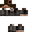 Minecraft skin texture, 64x64 pixels