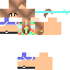 Minecraft skin texture, 64x64 pixels