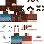 Minecraft skin texture, 64x64 pixels