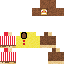 Minecraft skin texture, 64x64 pixels
