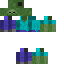Minecraft skin texture, 64x64 pixels