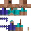 Minecraft skin texture, 64x64 pixels