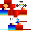 Minecraft skin texture, 64x64 pixels