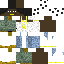 Minecraft skin texture, 64x64 pixels