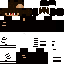 Minecraft skin texture, 64x64 pixels