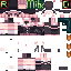 Minecraft skin texture, 64x64 pixels