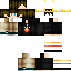 Minecraft skin texture, 64x64 pixels