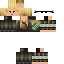 Minecraft skin texture, 64x64 pixels