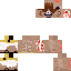 Minecraft skin texture, 64x64 pixels
