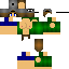 Minecraft skin texture, 64x64 pixels