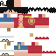 Minecraft skin texture, 64x64 pixels
