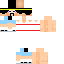 Minecraft skin texture, 64x64 pixels