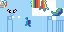Minecraft skin texture, 64x32 legacy pixels