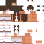 Minecraft skin texture, 64x64 pixels