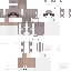 Gray Minecraft skin texture, 64x64 pixels