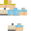 Minecraft skin texture, 64x64 pixels