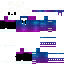 Minecraft skin texture, 64x64 pixels