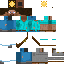 Minecraft skin texture, 64x64 pixels