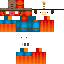 Minecraft skin texture, 64x64 pixels