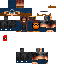 Minecraft skin texture, 64x64 pixels