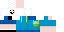 Minecraft skin texture, 64x32 legacy pixels