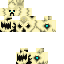 Minecraft skin texture, 64x64 pixels