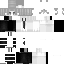 White Minecraft skin texture, 64x64 pixels