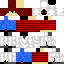 Classic Minecraft skin texture, 64x64 pixels