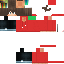 Minecraft skin texture, 64x64 pixels
