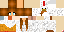 Minecraft skin texture, 64x32 legacy pixels