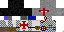 Minecraft skin texture, 64x32 legacy pixels