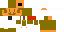 Minecraft skin texture, 64x32 legacy pixels